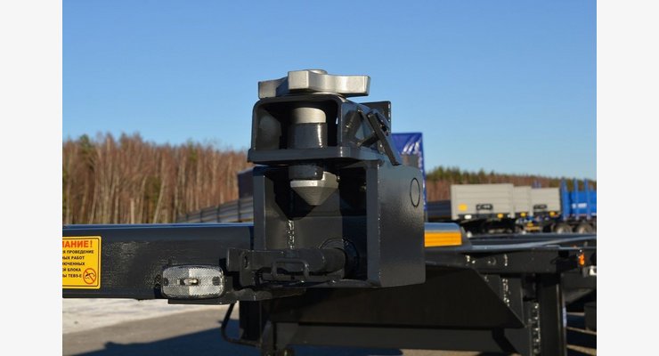 Полуприцеп-контейнеровоз Тонар К3-U, модель 99882 — вид вдоль рамы
