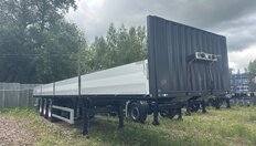 Полуприцеп бортовой Тонар B3-13 9888 — передний борт и боковой вид